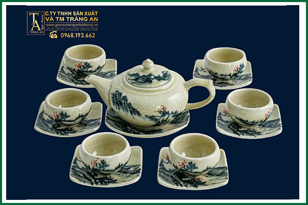 bộ trà em rạn sơn thủy